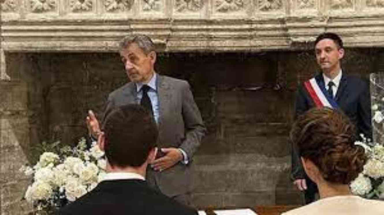 Nicolas Sarkozy son jeune fils Louis marié avec Natali Husic