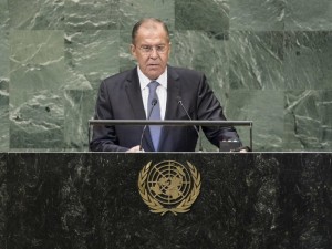 SergueÃ¯ Lavrov, ministre des Affaires étrangères de la Fédération de Russie