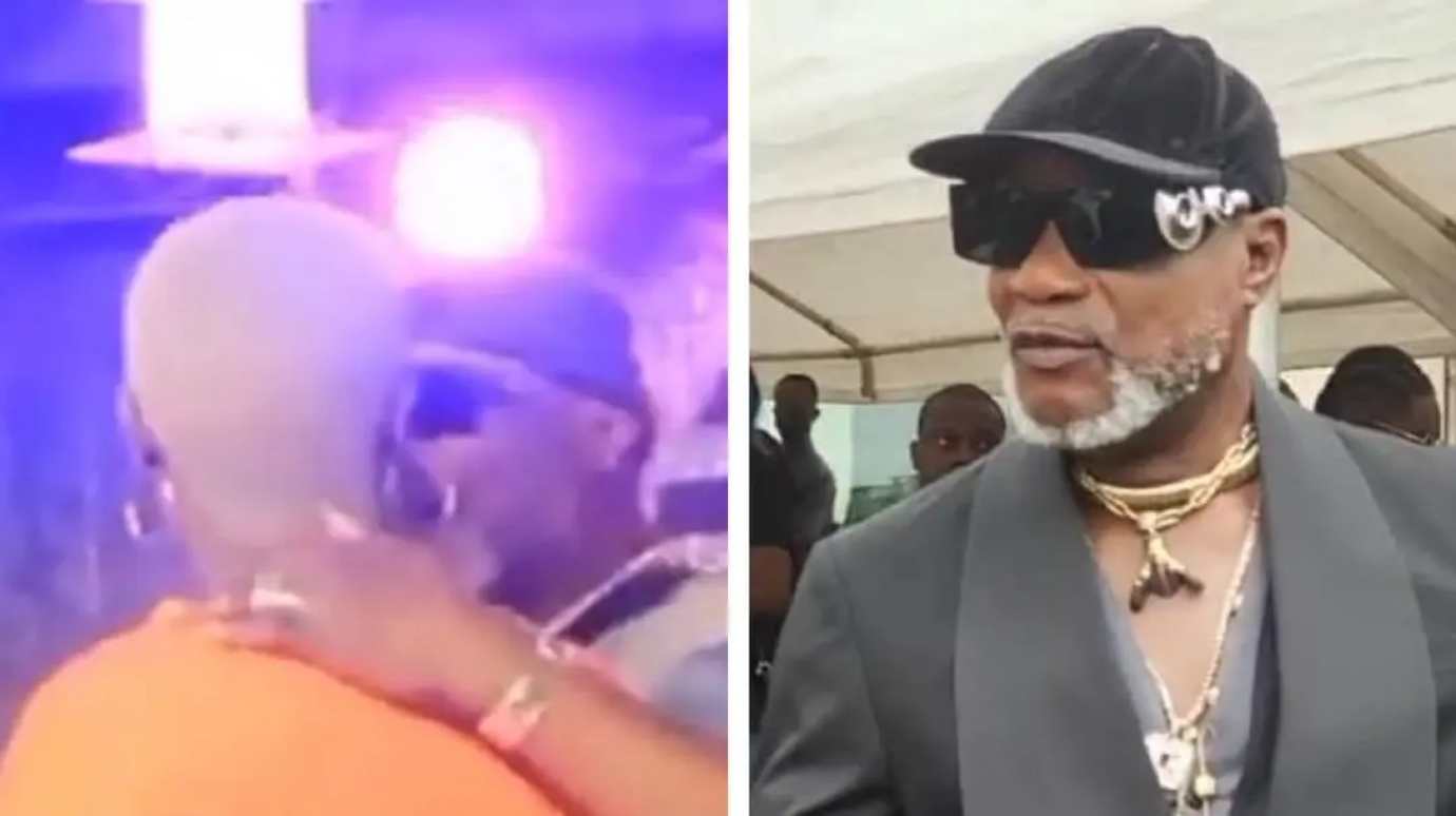 Koffi Olomidé ce baiser à sa danseuse Cindy