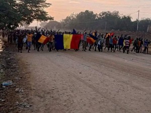 Répression violente de la manifestation par des tirs Ã  gaz lacrymogène et Ã  balles réelles ce matin Ã  N'djamena au Tchad.