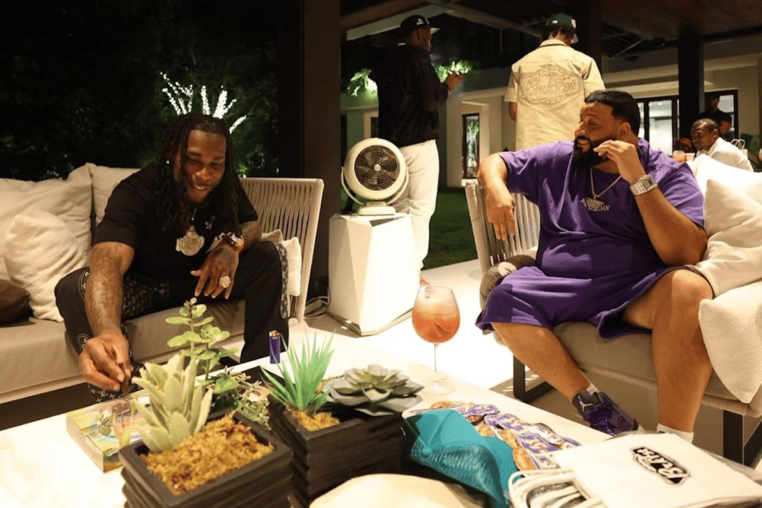 Burna Boey et le rappeur américain Dj Khaled
