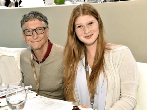 Jennifer Gates et son père Bill