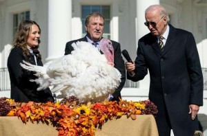 Le président Joe Biden gracie deux dindes