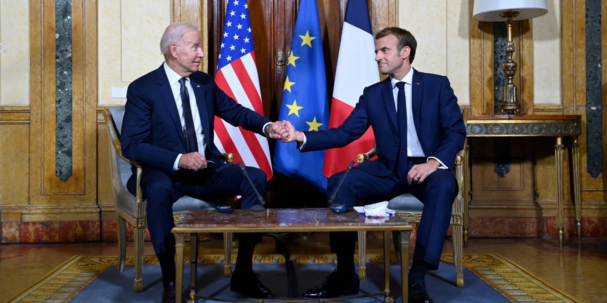 Joe Biden et Emmanuel Macron