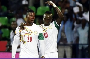 Sadio Mané et Kalidou Koulibaly