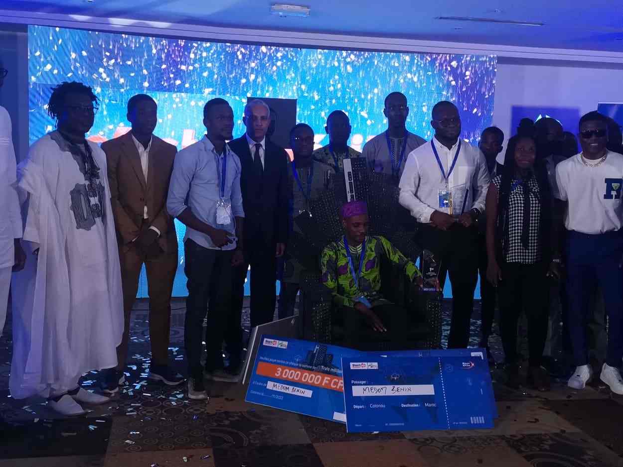 Cérémonie de remise de prix du concours Moov Africa Startup Challenge à Medom Bénin Photo Angèle M. ADANLE