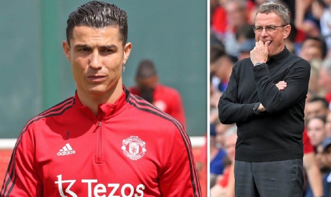 Cristiano Ronaldo et Ralf Rangnick