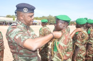 Soldats en fin de formation