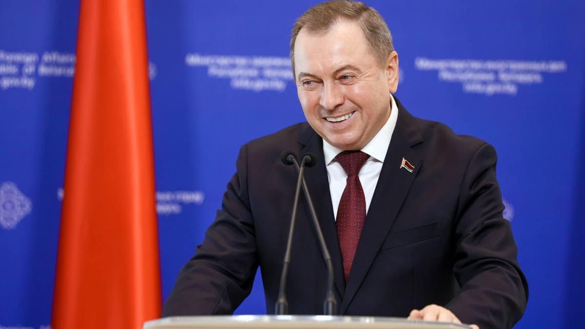 Le ministre biélorusse des Affaires étrangères, Vladimir Makei, est décédé,