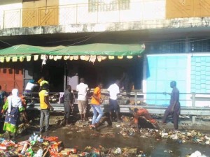 Incendie au marché Arzèkè de Parakou