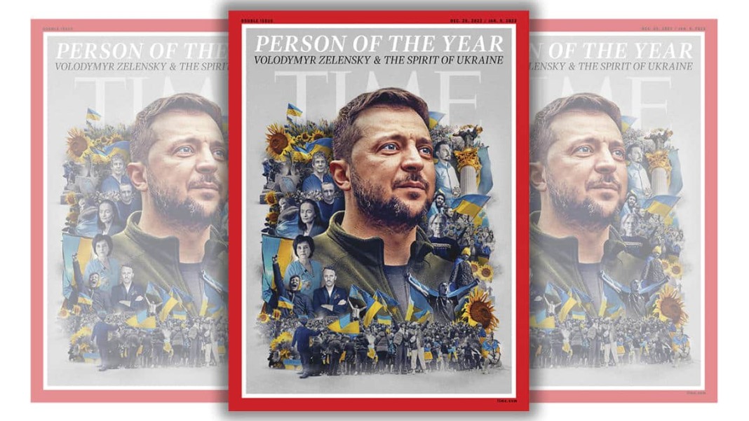 Volodymyr Zelensky personnalité de l'année 2022 pour Time magazine