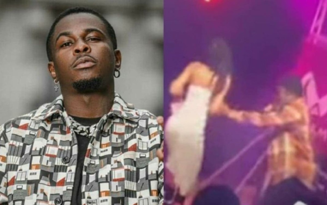 Didi B refoule une fan en plein concert