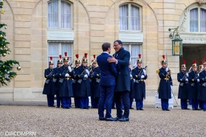 Les présidents Mohamed Bazoum et Emmanuel Macron