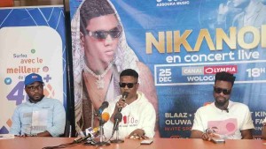 Conférence de presse de Nikanor annonçant son concert live du dimanche 25 décembre 2022