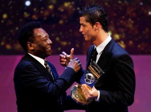 Pélé et Cristiano ROnaldo @ BeSoccer