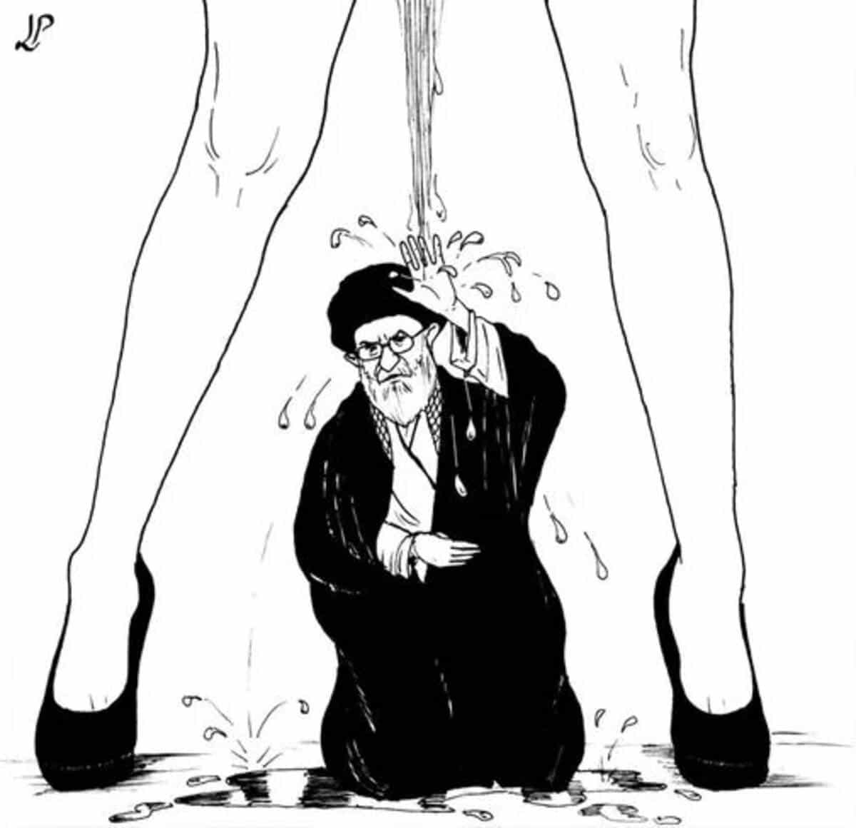 Caricature signée "LP, Italie", publiée dans le numéro de Charlie Hebdo en kiosques. (Photo/DR)