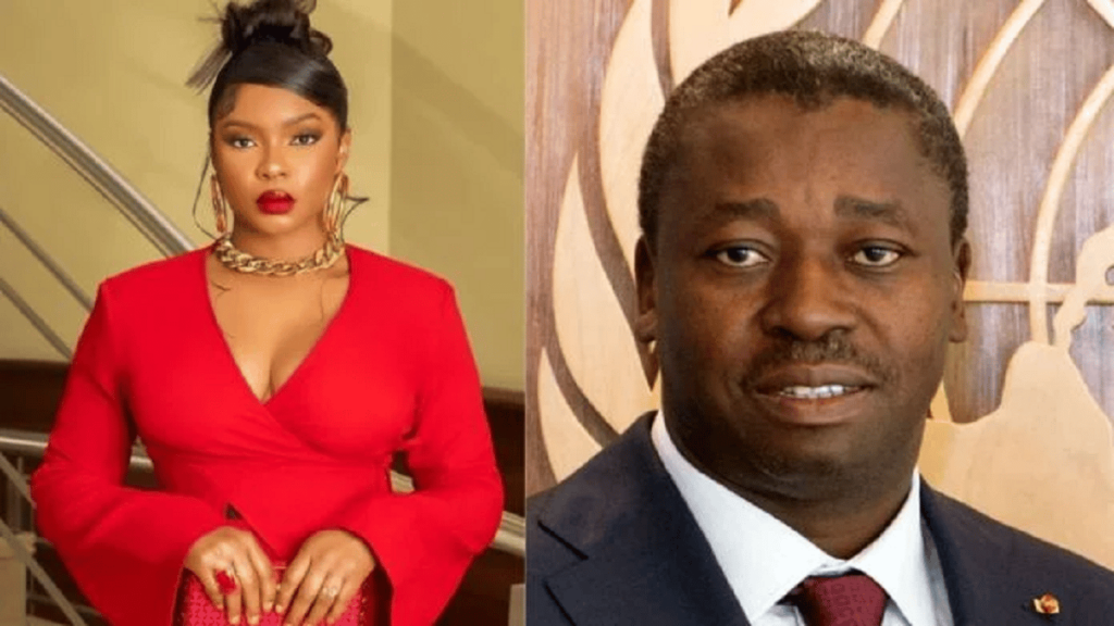 Yemi Alade et le président Faure Gnassingbé