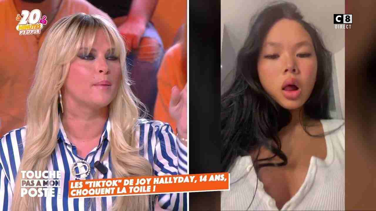 Joy Hallyday et Kelly Vedovelli, l'une des chroniqueuses vedettes de l'émission de Cyril Hanouna