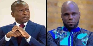 Le président béninois Patrice Talon et l'activiste panafricaniste Kemi Séba @Afrik mag