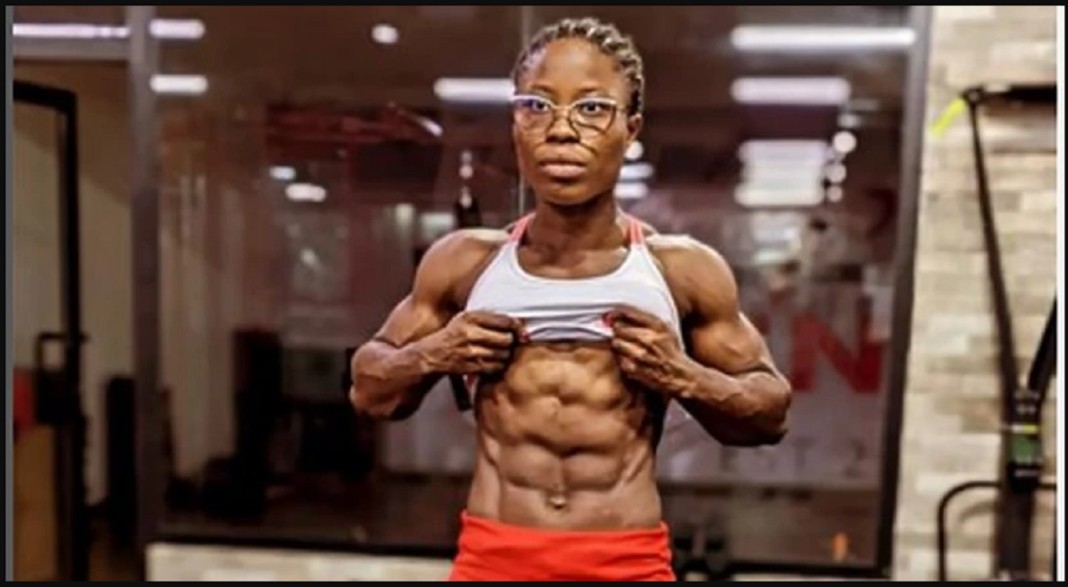 La culturiste ghanéenne Mary Go Fit