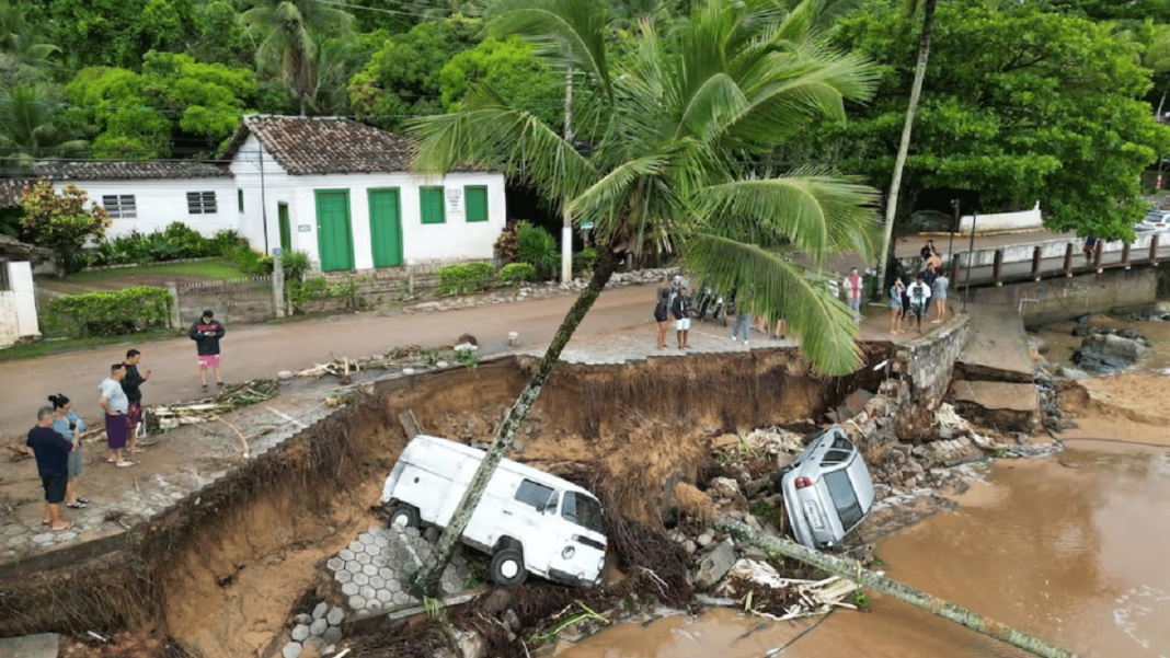 Tempête au Brésil