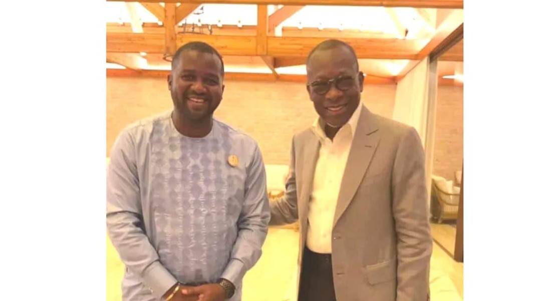 Ulrich Adjovi et Patrice Talon