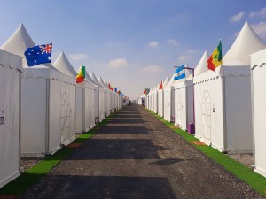 Le Qatar va envoyer en Turquie et en Syrie 10 000 cabines mobiles utilisées lors du Mondial de football
