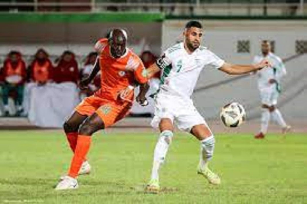 Un joueur algérien et nigérien