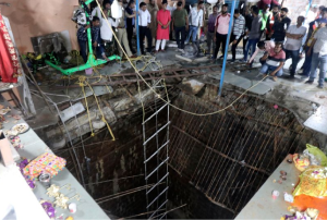 Effondrement sol en Inde