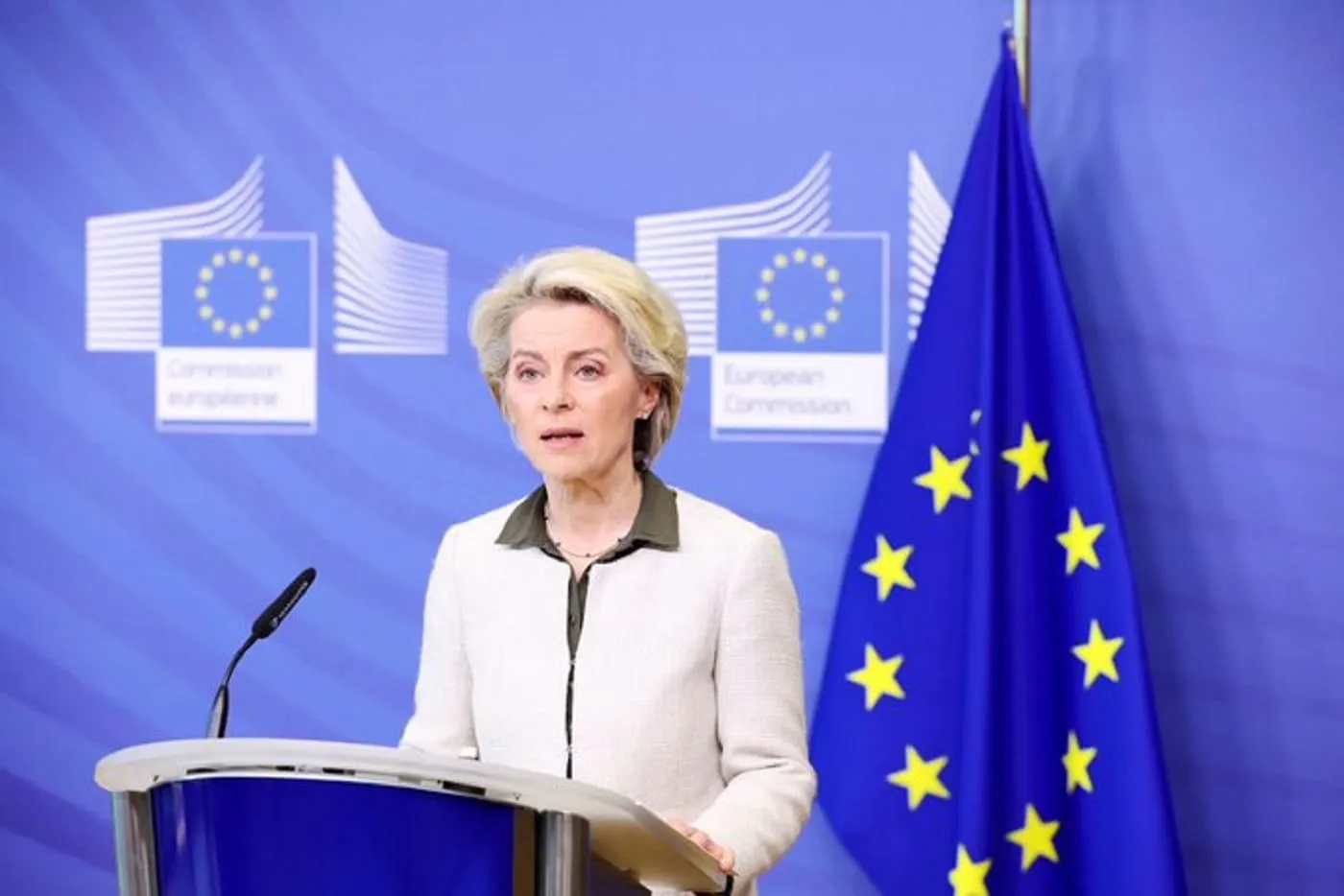 Ursula von der Leyen, présidente de la Commission européenne