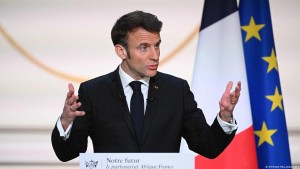 Le président de la France, Emmanuel Macron