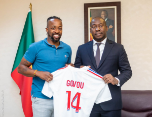 Sidney Govou et Oswald Homeky
