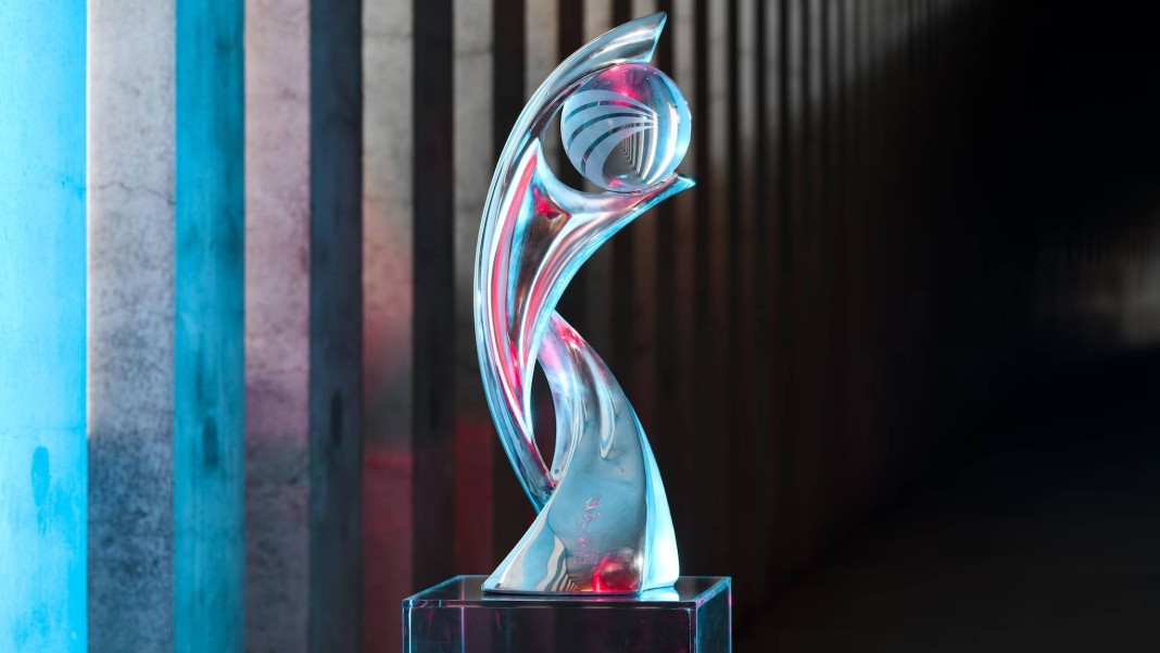 Le trophée de l'Euro féminin