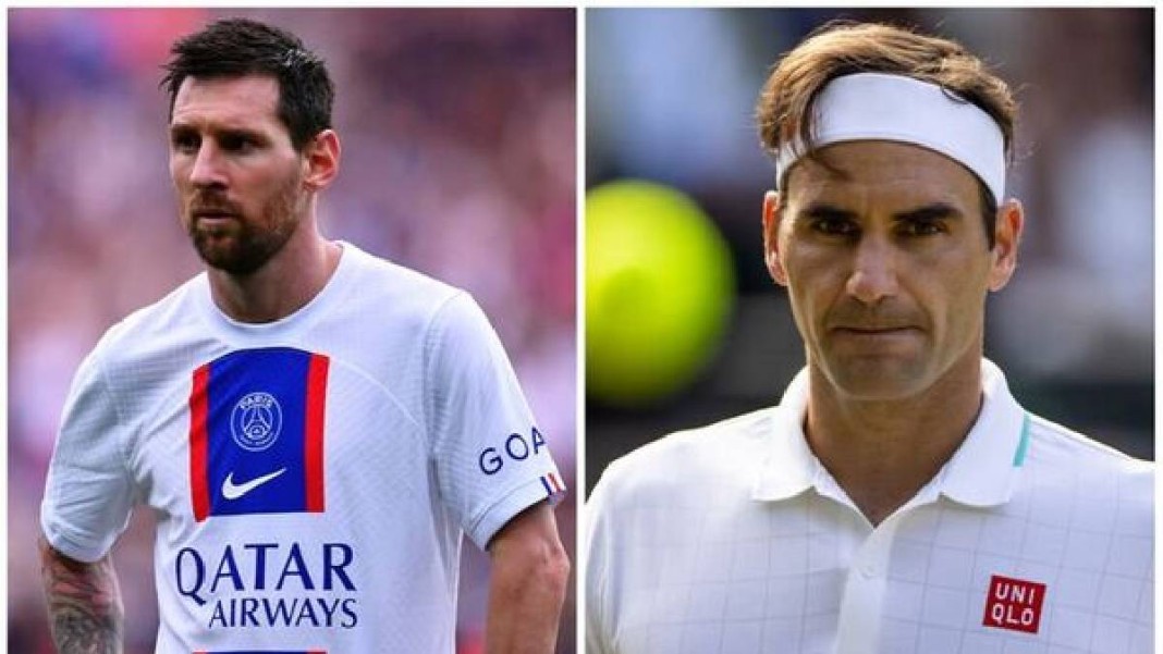 Lionel Messi et Roger Federer