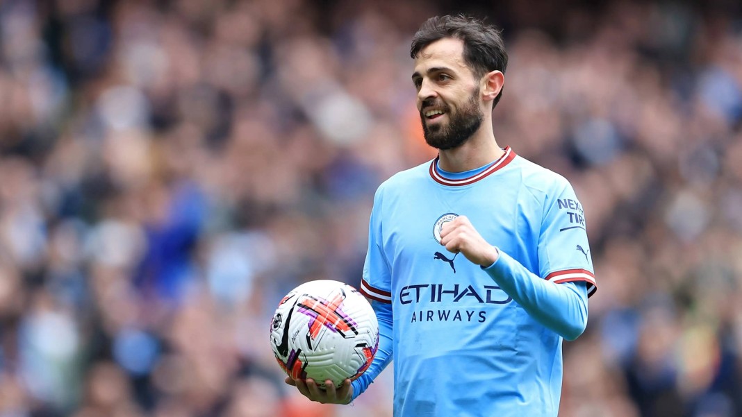 Bernado Silva sous le maillot de Manchester City