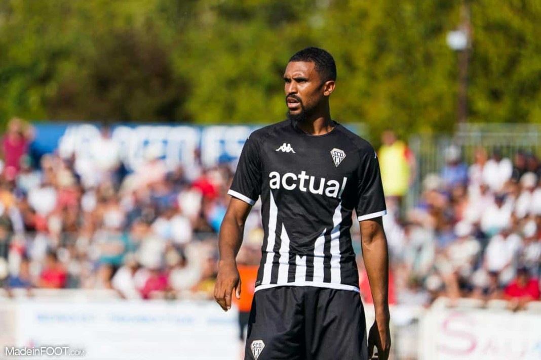 Cédric Hountondji sous le maillot d'Angers