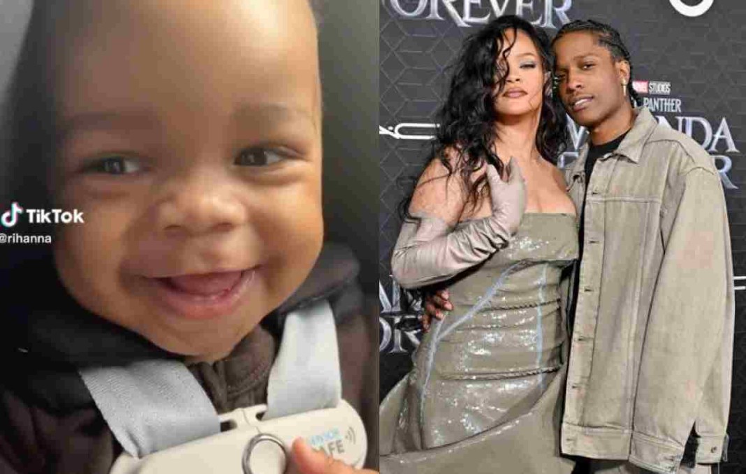La chnateuse Rihanna et son fils @ Montage Capture Tiktok Gentsu