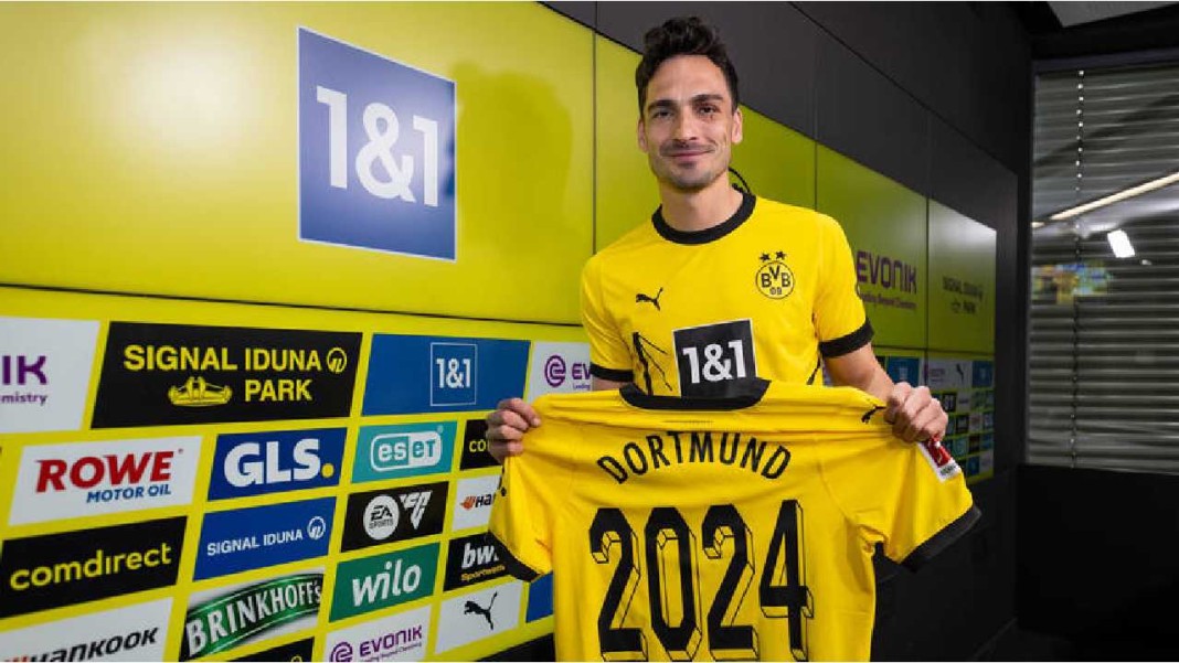 Mats Hummels avec le maillot de Dortmund (1)