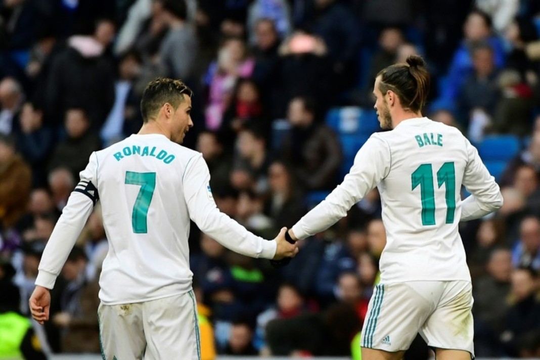 Gareth Bale et Cristiano Ronaldo sous les couleurs du Real Madrid