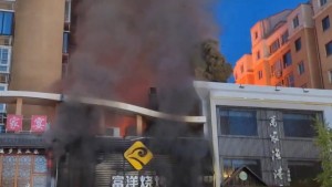 Une fuite de gaz a provoqué l’explosion d’un restaurant, mercredi soir, Ã  Yinchuan, dans le nord-ouest de la Chine.