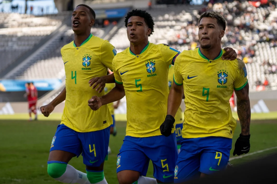 Des joueurs U20 du Brésil