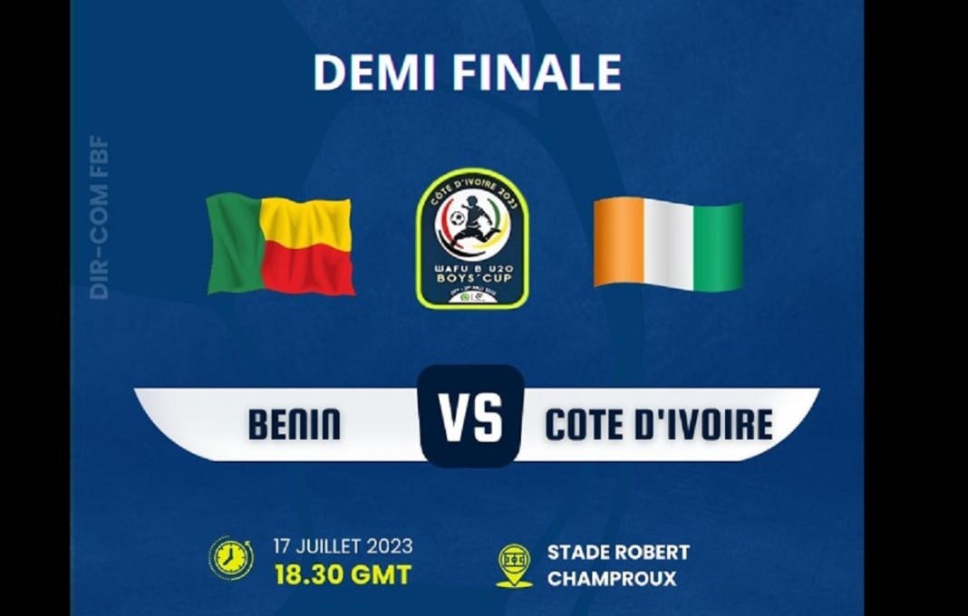 Coupe UFOA B U20: Bénin vs Côte d'ivoire