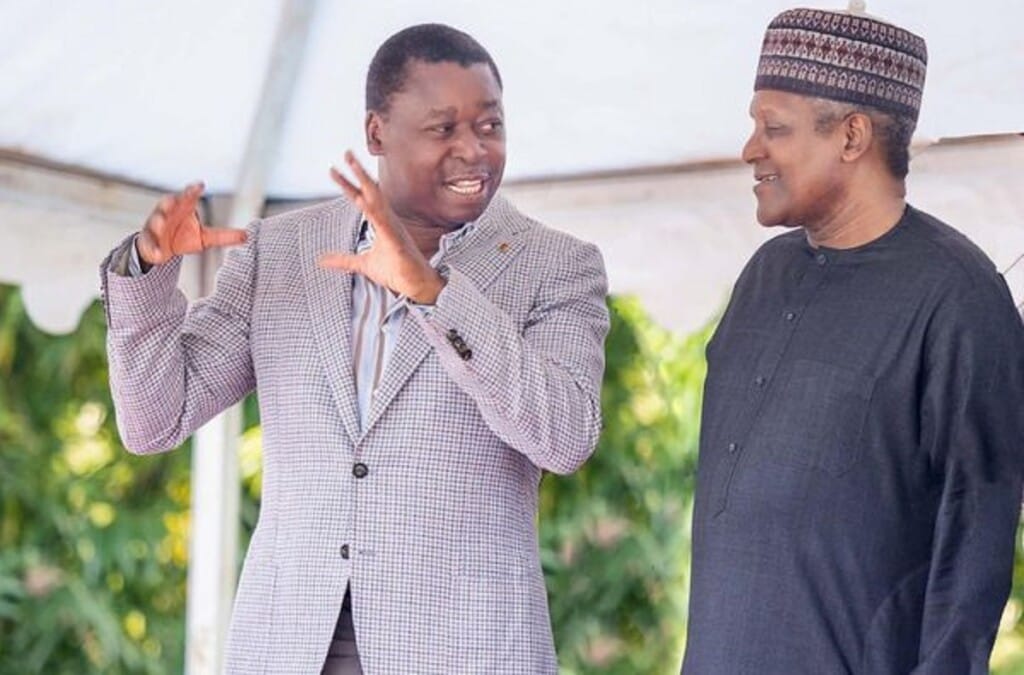 Faure Gnassingbé et Aliko Dangoté
