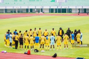 Des joueurs U20 de l'équipe béninoise