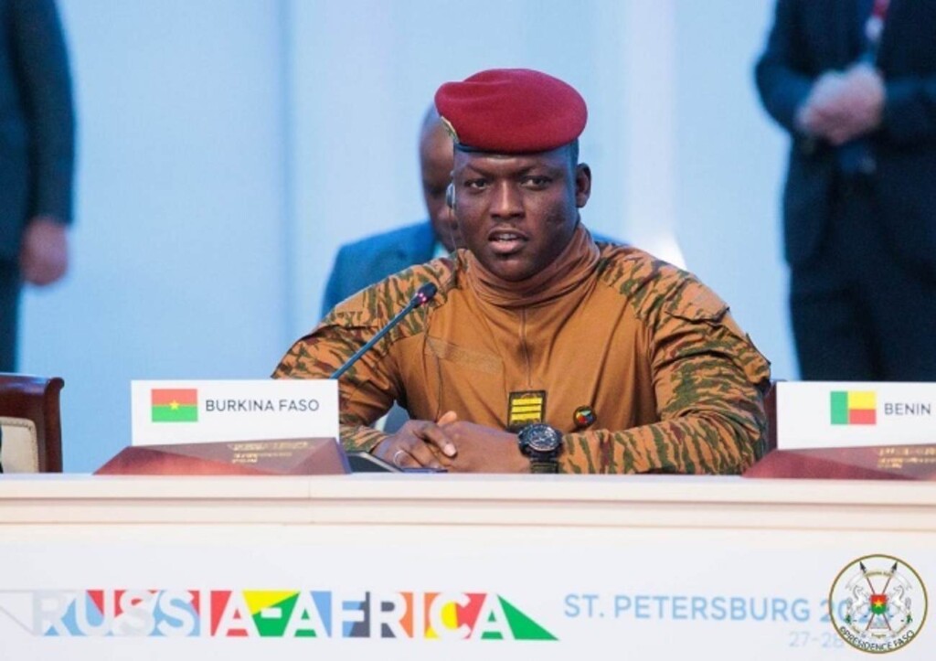 Le capitaine Ibrahim Traoré, président de la transition au Burkina Faso