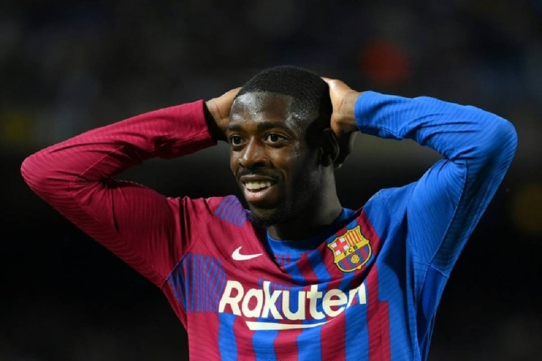 Ousmane Dembélé sous le maillot du FC Barcelone