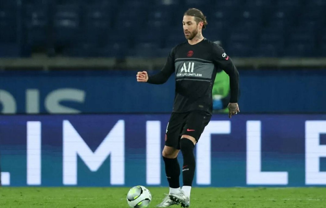 Sergio Ramos sous le maillot du PSG