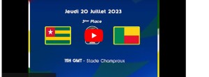Match de classement Bénin-Togo Coupe UFOA B U20