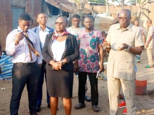 ministre Myriam Dossou dans les ghettos Togo