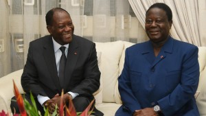 Henri Konan Bédié et Alassane Ouattara